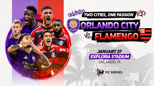 Orlando City x Flamengo - Foto: Divulgação