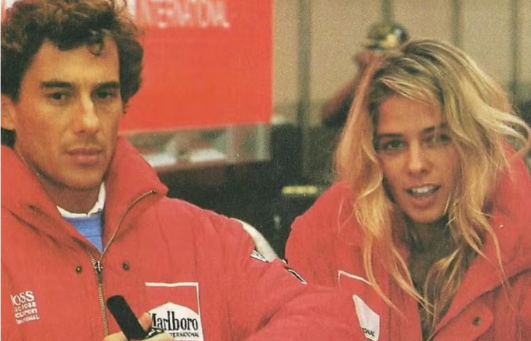 Adriane Galisteu era a namorada de Senna na época da morte de Senna