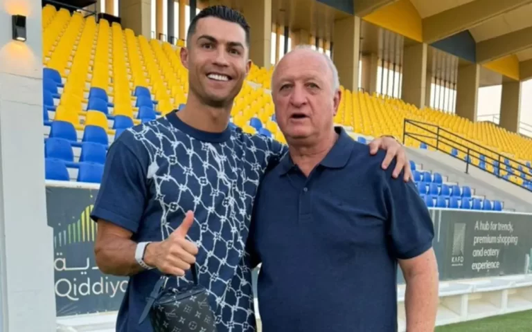 Felipão e Cristiano Ronaldo