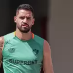Renato Augusto em treino pelo Fluminense
