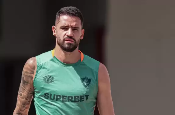 Renato Augusto em treino pelo Fluminense
