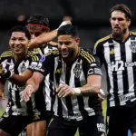 atlético-mg comemorando gol em 2025
