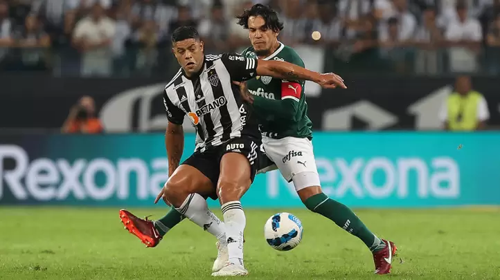 Palmeiras x Atlético-MG em campo pelo Brasileirão 2024