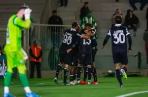 Botafogo comemorando gol pelo Brasileirão 2025