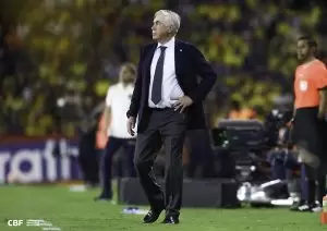 Carlo Ancelotti em Equador x Brasil