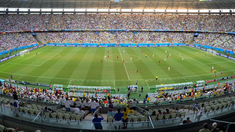 Vista da Arena Castelão, em Fortaleza