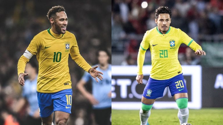 Confira os números de Neymar e Raphael Veiga em 2023