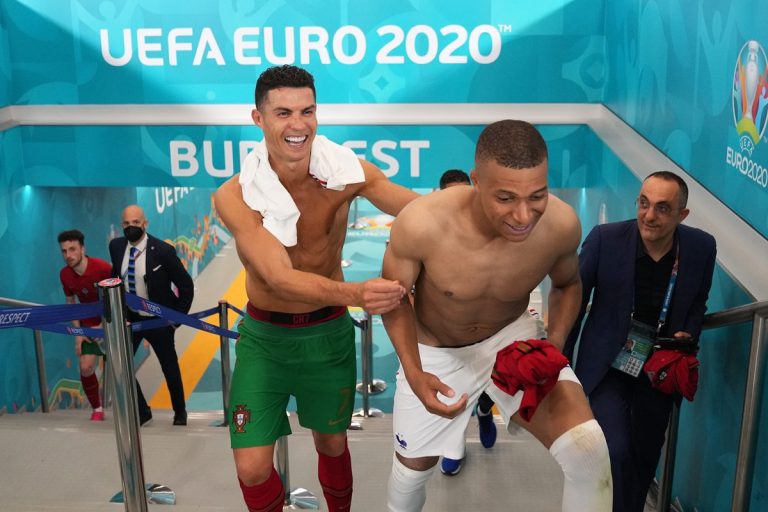 Mbappé e Cristiano Ronaldo