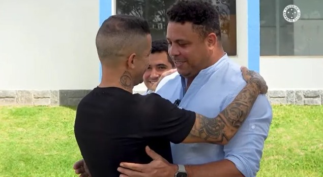 Ronaldo e D'Alessandro no Cruzeiro