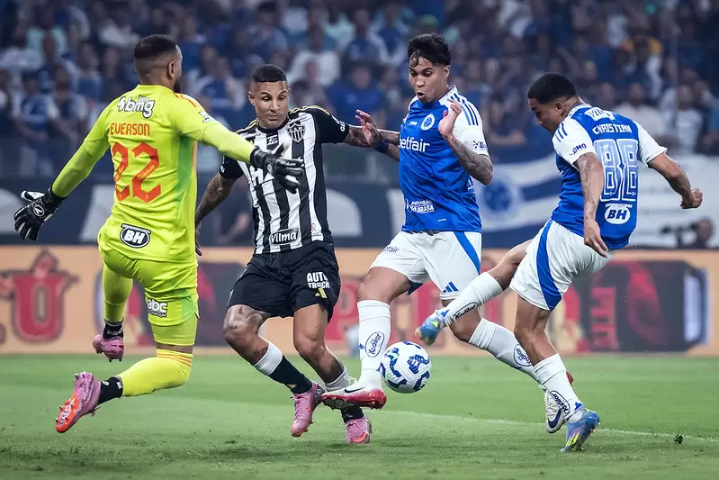 Cruzeiro x Atlético MG pela Copa do Brasil 2025