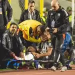 Cuello, do Atlético MG, sofre grave lesão e será operado após fratura em jogo da Sul Americana