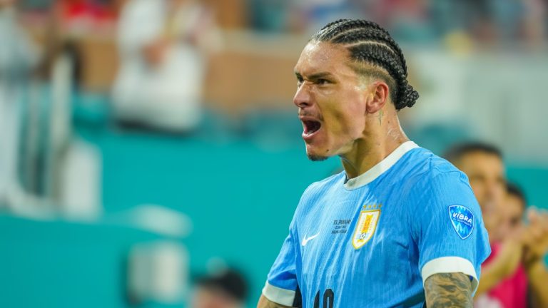 Darwin Núñez, atacante do Uruguai. (Foto: Divulgação / Marty Jean-Louis / Alamy Stock Photo)