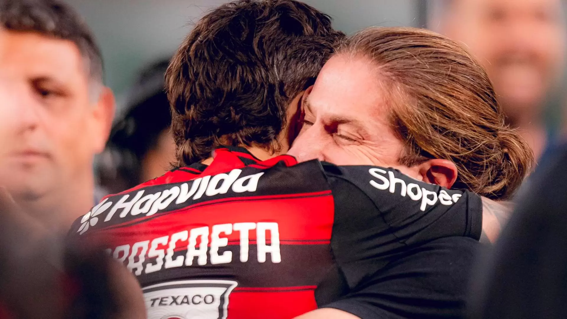 Arrascaeta e Filipe Luís