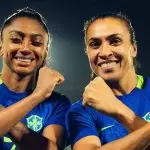Kerolin e Marta na Seleção Brasileira