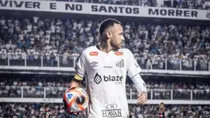 Neymar reestreia no Santos