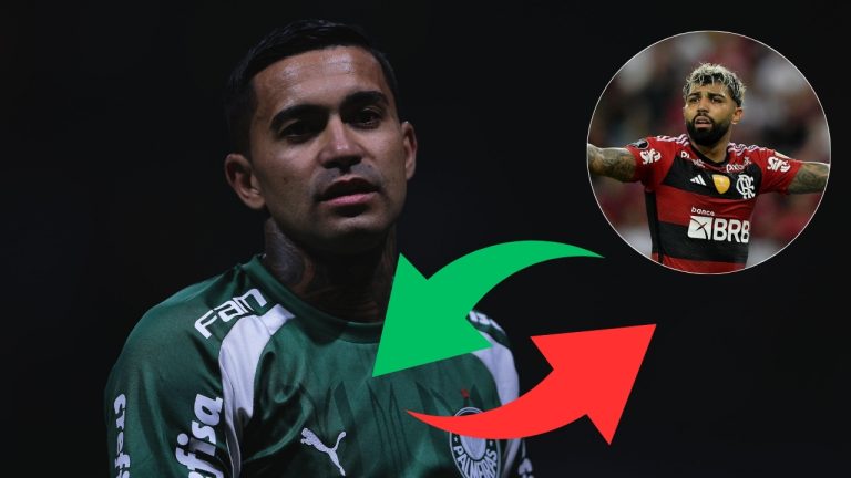 Palmeiras e Flamengo podem trocar Dudu por Gabigol. (Foto: Divulgação / Sambafoot)