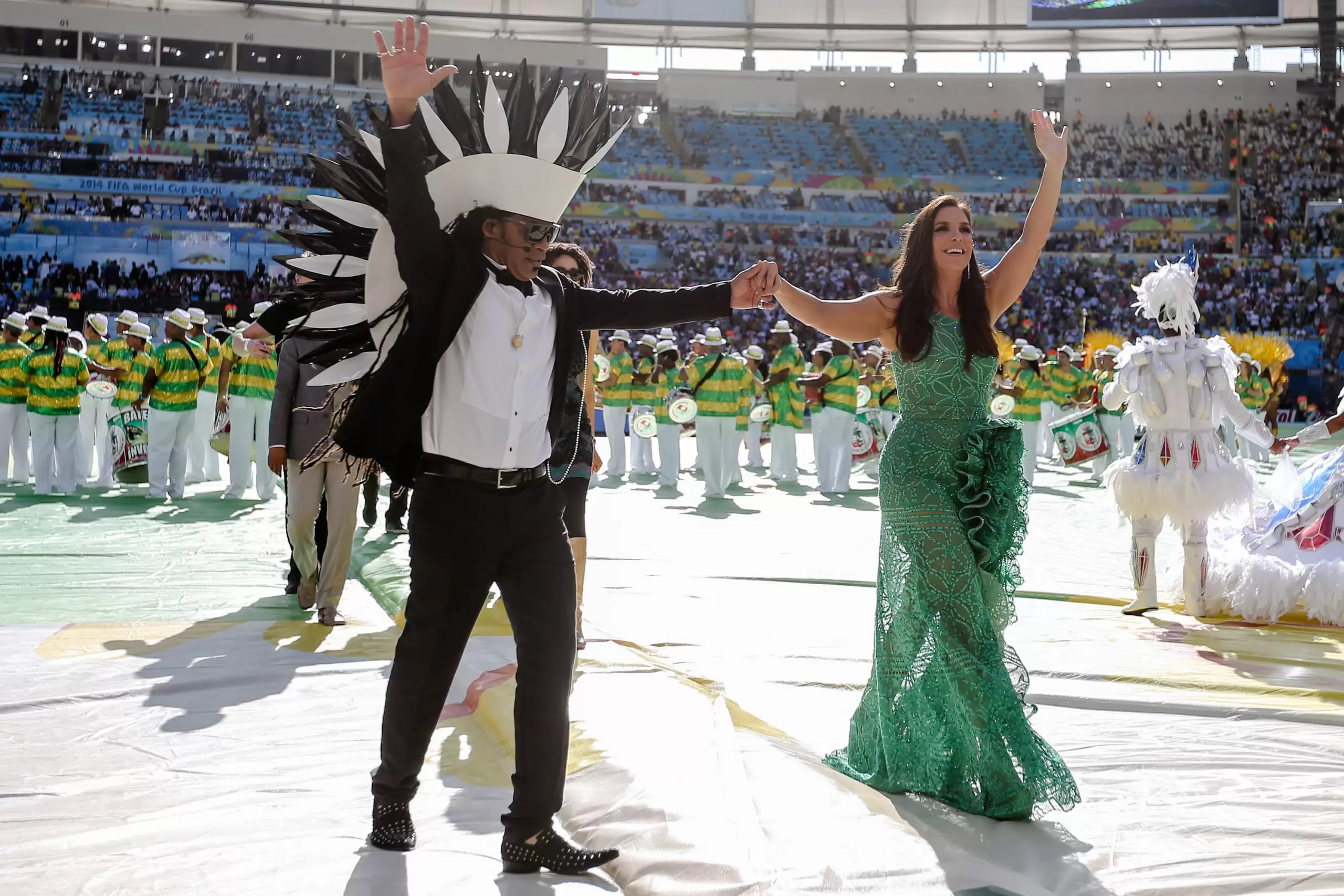 Ivete Sangalo e Carlinhos Brown