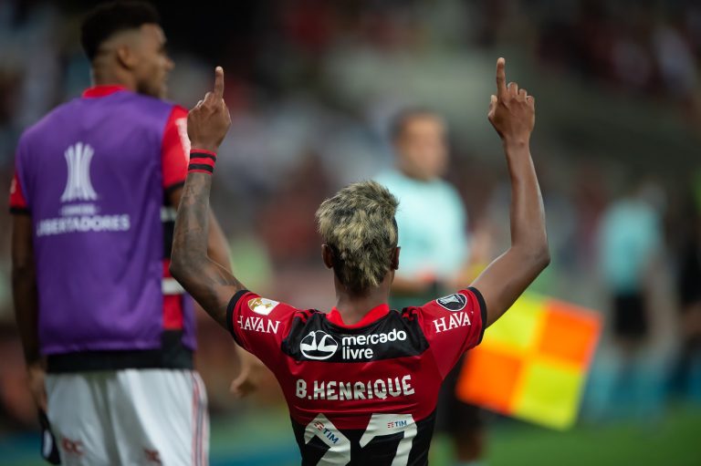 Bruno Henrique acredita na mudança de chave do Flamengo na Libertadores