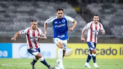 Eduardo em Cruzeiro x Unión Santa Fe