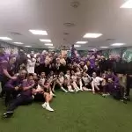 Elenco do Corinthians comemora classificação na Copa do Brasil 2025