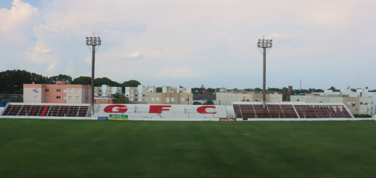 Vista do Estádio Estrela D'Alva, em Bagé (RS)