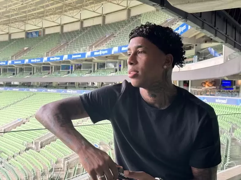 Ex Palmeiras no Shakhtar Donetsk, Kevin visita Allianz Parque