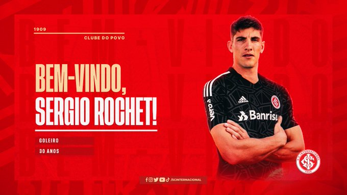 Internacional oficializa a contratação de goleiro uruguaio