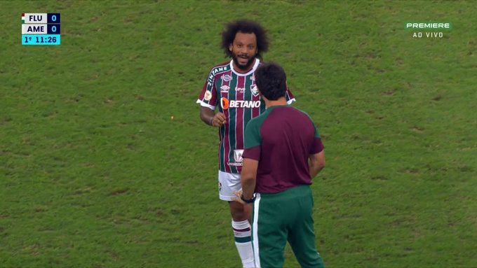 marcelo saiu com dores na coxa