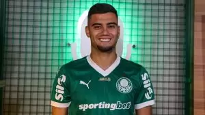 Andreas Pereira, meio-campista do Palmeiras. Foto: Fabio Menotti/Palmeiras