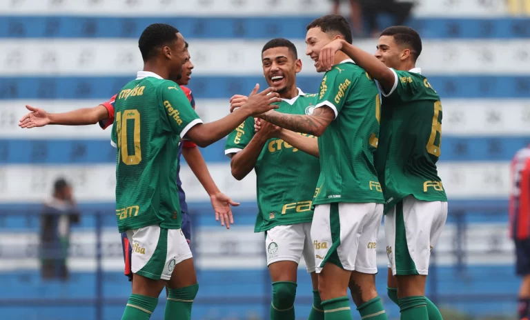 Palmeiras sub-20 quebra recorde de placar mais elástico em competições oficiais ao vencer União ABC por 12 a 0, na Copa do Brasil da categoria. Fo