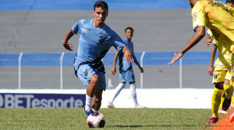 Felipe Chiqueti, do sub-20 do Athletico-PR, na 3ª rodada da Copinha 2024. Foto: Jonas Jesus/athletico.com.br