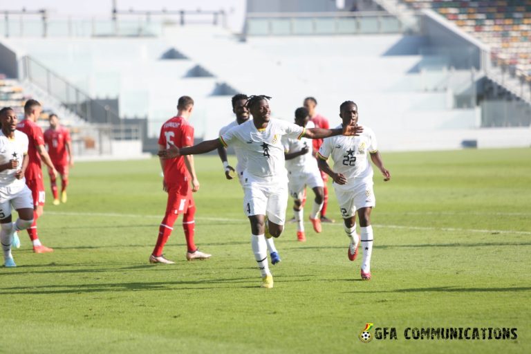 Gana bate Suíça por 2 a 0 em último amistoso antes da Copa do Qatar. Foto: Reprodução/GFA Communications.