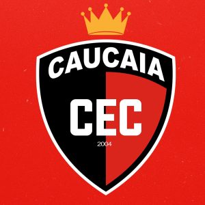 Escudo do Caucaia em homenagem a Pelé.