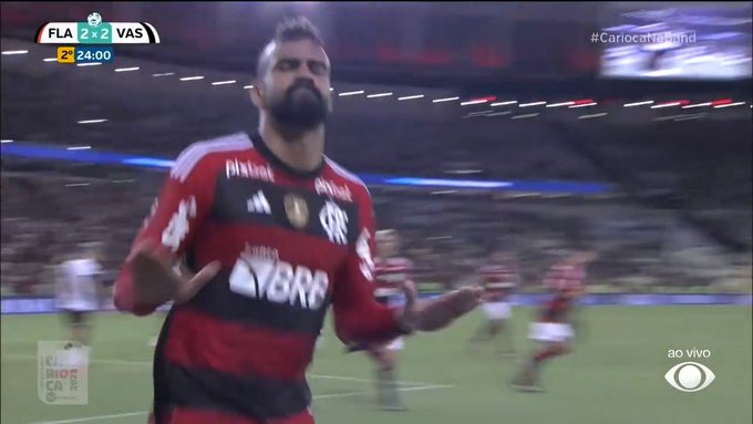 Fabrício Bruno coloca o Flamengo na frente do placar novamente