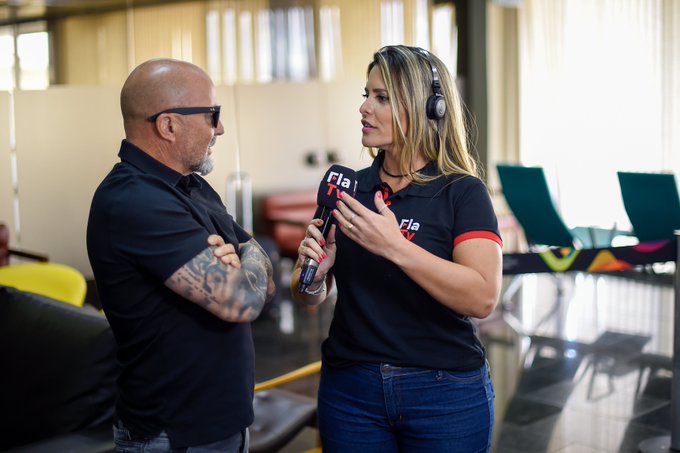 Jorge Sampaoli chega ao Brasil e fala pela primeira vez como treinador do Flamengo