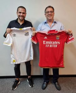 Rui Pedro Braz e Marcelo Teixeira após reunião