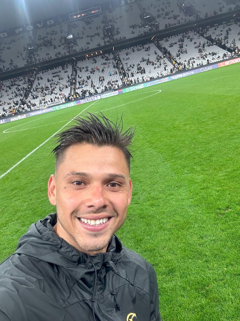 Selfie de Romero após vitória do Corinthians