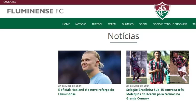 Invasão no site do Fluminense