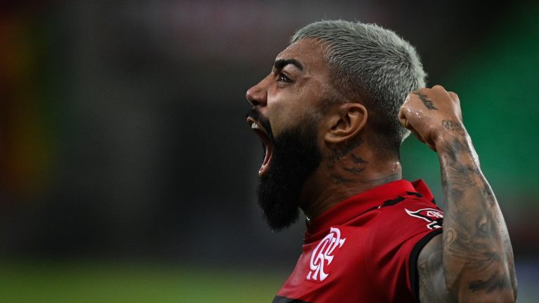 Gabigol pode ser o novo reforço do Palmeiras. (Foto: Divulgação / NurPhoto SRL / Alamy Stock Photo)