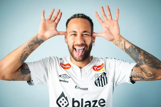 Neymar de volta ao Santos