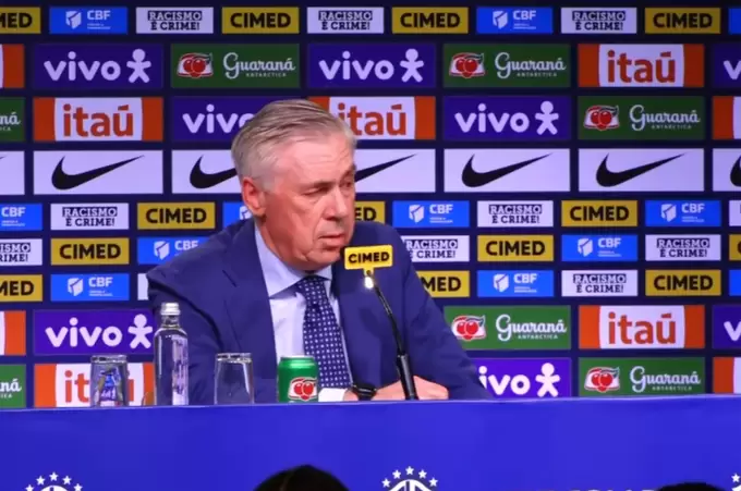 Carlo Ancelotti na convocação da Seleção Brasileira