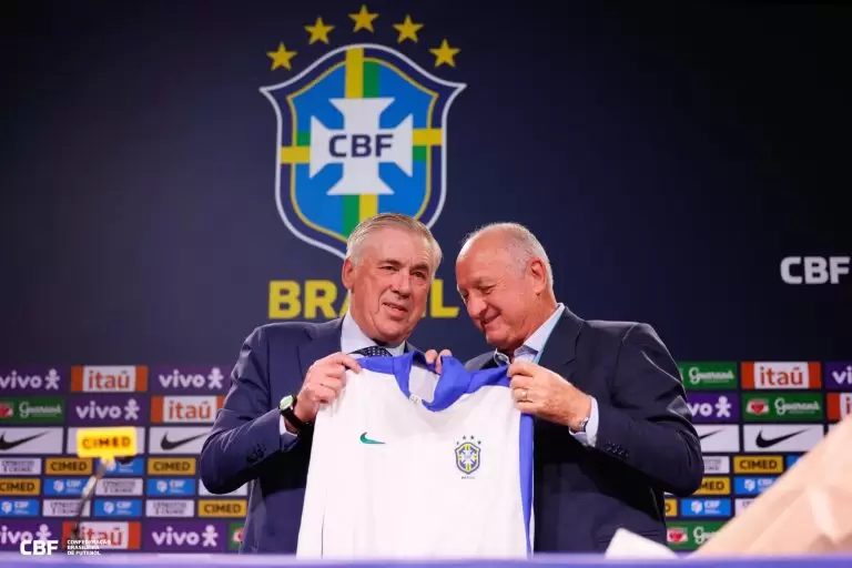 Carlo Ancelotti e Felipão