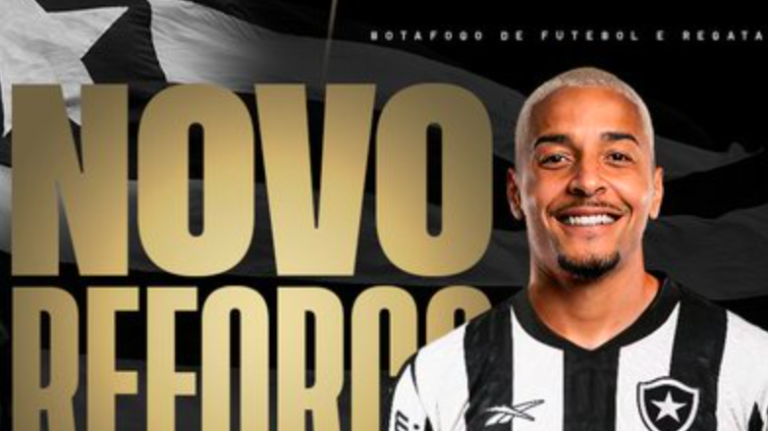 Gregore com a camisa do Botafogo