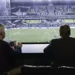 Ancelotti assiste jogo no Nilton Santos
