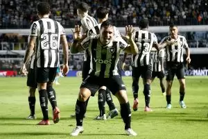 Gol do Botafogo sobre o Santos