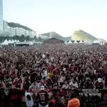 Flamenguistas na Fifa Fan Zone