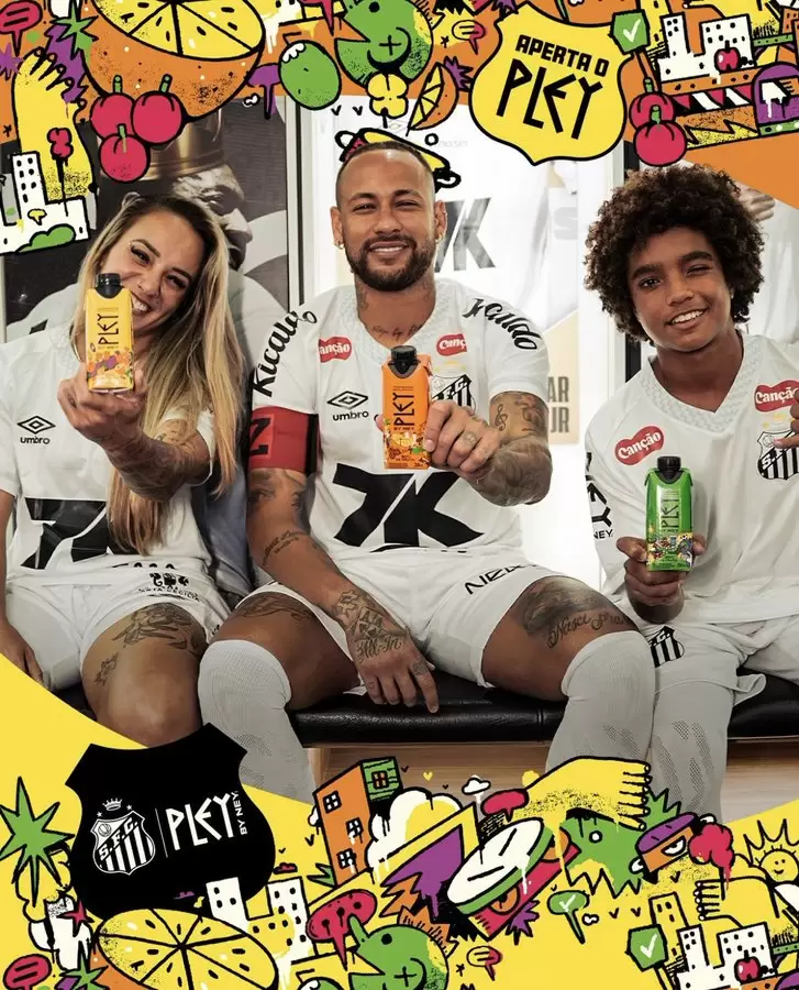 Empresa de Neymar é a nova patrocinadora do Santos