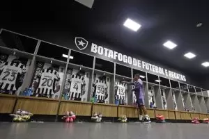 Botafogo vestiário contra o LDU