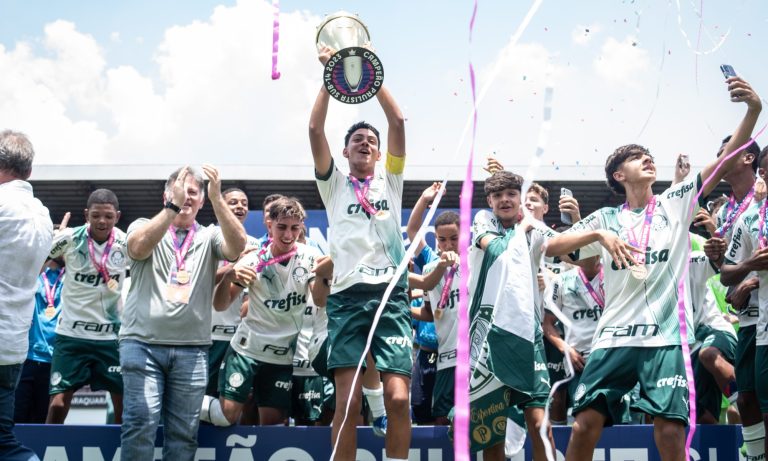 Palmeiras é campeão do Paulista Sub-14 de 2023. Foto: Guilherme Veiga/Ag.Paulistão