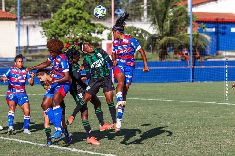 América-MG vence Fortaleza e garante vaga na elite do Brasileiro Feminino em 2024. Foto: Karim Georges/Fortaleza EC